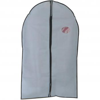 MSV Funda DE Prendas VENTILADA NO Tejida 60 X 100CM, Gris, 100 x 60 x 1.5 cm