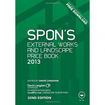 Spon's External Works and Landscape Price Book 2013