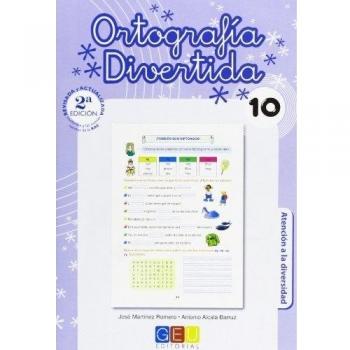 Ortografía divertida 10 / Editorial GEU / 4º Primaria / Mejora la ortografía / Recomendado como apoyo / Con actividades sencillas de repaso