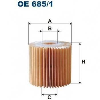Filtron OE685/1 Bloque de Motor