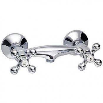 Mezclador de Ducha Retro Cromado Fedleen by Eurosanit