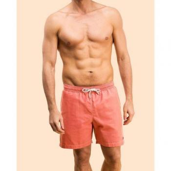 Bañador bermuda de hombre color rosa coral