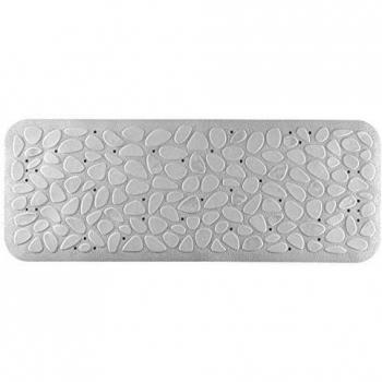 Toyma. 0892/10 - Alfombra baño antides. 95x36cm bañera bl piedras toyma