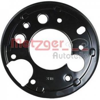 Chapa protectora contra salpicaduras, disco de freno METZGER 6115186