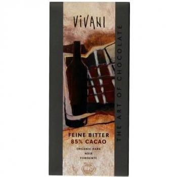 Vivani OG Vegan Chocolate Oscuro 85% LG delgado