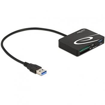 Lector de Tarjetas Delock XQD/SD/Micro SD con Puerto USB Tipo A