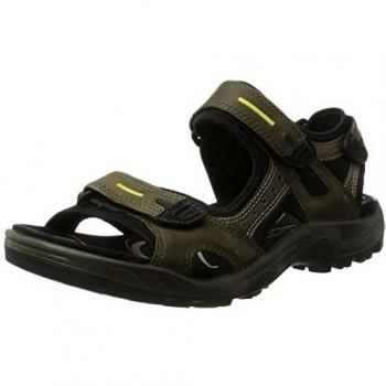 Ecco Yucatan Men's Offroad Sandal - Tarmac/Moon Rock - Size 41