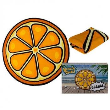 ootb Toalla de Playa con diseño, Color Naranja, 150 cm