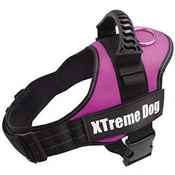 Arquivet Arnés para Perro Xtreme Dog de Color Rosa - Talla XXL/83-117 cm - Ajustable, ergonómico y Resistente - Incluye Agarre en la Parte Superior Salir a pasear