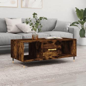 Mesa de centro roble ahumado 102x50x40 cm