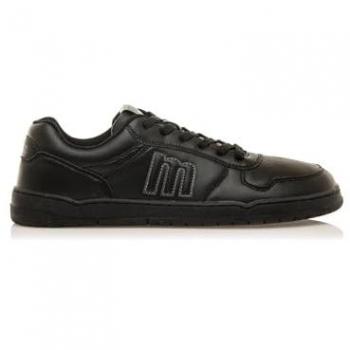 Mustang - Zapatillas deportivas de hombre estilo minimalista con puntera ancha, color negro, modelo 84766, cierre con cordones, talla 42