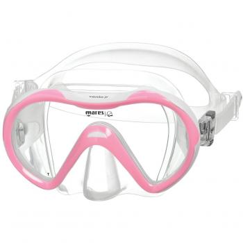 Mares Vento Jr. - Gafas de Buceo Unisex, Color Rosa/Blanco, Talla GU