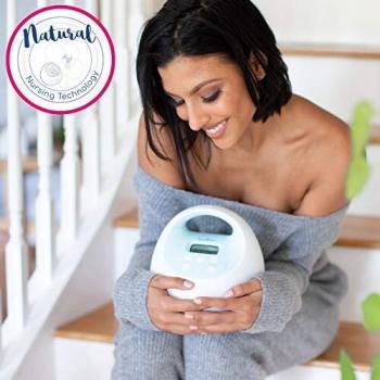 Spectra S1 Plus Hospital Grade Double Electric Breast Pump with Rechargeable Battery, Blue
