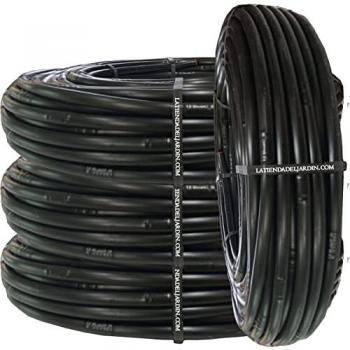 Suinga Tubería de Riego por Goteo 16mm con Goteros cada 33cm, 400m, color negro