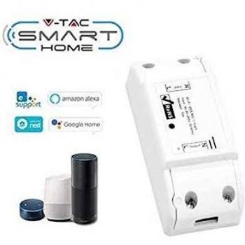 Interruptor Inteligente Wi-Fi Compatible con Google Home y Amazon Alexa - V-TAC 8422