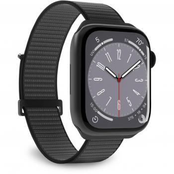 Banda Inteligente de Nylon Negra para Apple Watch 38/40/41mm