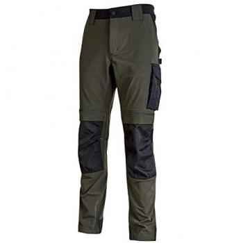 Pantalón de trabajo U-Power Atom U-4 Stretch - L - Verde