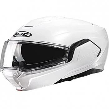 Casco Modular HJC I100 Sólido Blanco - Doble Homologación P/J