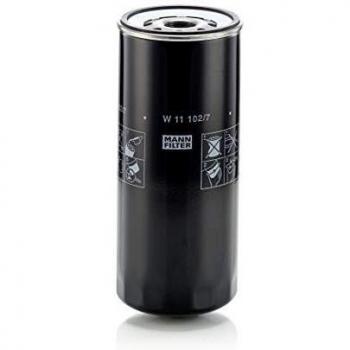 Filtro de aceite MANN-FILTER W 11 102/7 con válvula antirretorno y rosca 1 1/8-16 UN-2B