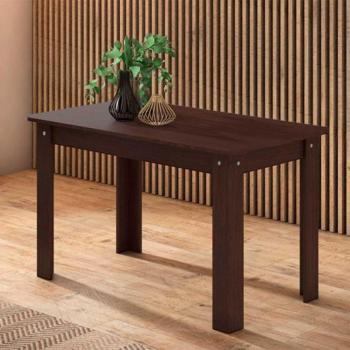 Mesa de Comedor Extensible Luka Wengué 73,6x140/184 cm con Ancho de 80 cm