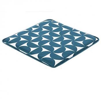 Cojín para sillas Amalfi 38 x 38 x 2,5 cm Azul Cobalto