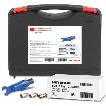 Kit de Instalación Kathrein ZAH 15 Plus - 100 Conectores y Herramienta ZAW 16