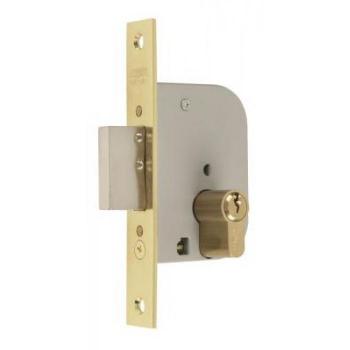 Cerradura Embutir Serie 600 Mcm 1612 Latonado 40 MM