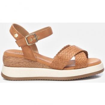 Sandalias de cuña de piel para mujer - Carmela