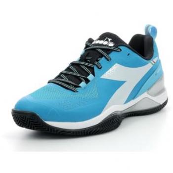 Diadora Blushield Torneo Clay Azul Blanco 101.178102 - Zapatos deportivos de tenis, diseño en azul y blanco, tecnología Blushield para mayor comodidad y soporte, suela adecuada para superficies de arcilla