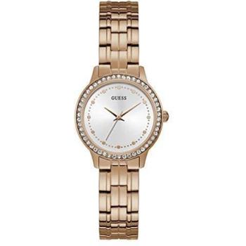 GUESS Reloj Analógico para Mujer de Cuarzo con Correa en Acero Inoxidable W1209L3