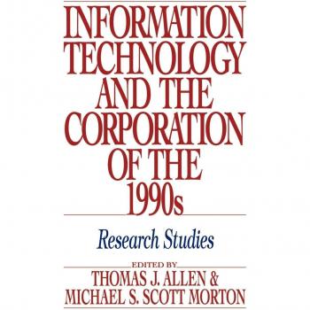 Information Technology and the Corporation of the 1990s: Research Studies