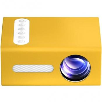 Miniproyector LED T300, soporte 1080P, HDMI y USB, reproductor multimedia doméstico, pantalla de 24-80 pulgadas