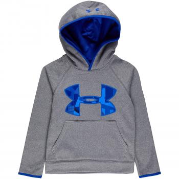 Under Armour AF Big Logo Hoody Sudadera, Niños, Gris