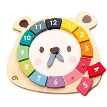 Tender Leaf Juego Aprendizaje Reloj Oso, Multicolor
