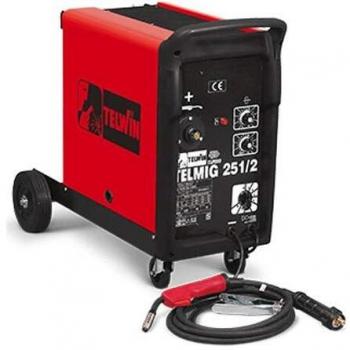 TELWIN 821070 Telwin Modelo Telmig 251/2 Turbo Soldadoras de Hilo MIG-MAG, 800mm x 450mm x 655 mm