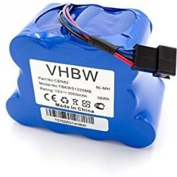 Batería NiMH 3000mAh 12V Compatible con Robot Aspirador Ecovacs Deebot 800, 810, 830 y D8-Serie