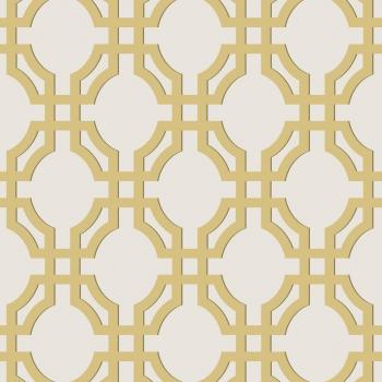 Papel Pintado Vinílico Geométrico Marrón Laurito Amalfi Saint Honore