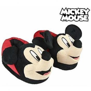 Cerdá 3D Mickey, Zapatillas de Estar por casa Niño, Rojo
