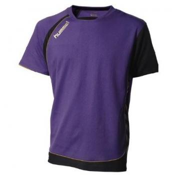 Hummel 03 407 - Camiseta para hombre, color morado / negro
