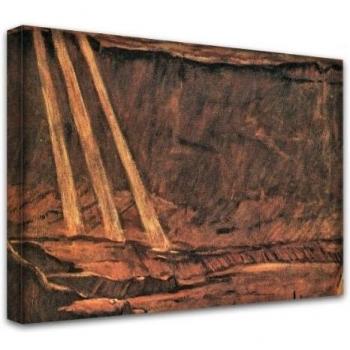 Albin Egger Lienz colección 1, canvas art print - Cuadro. Tamaño 20 x 34 - 51 x 86 cm.