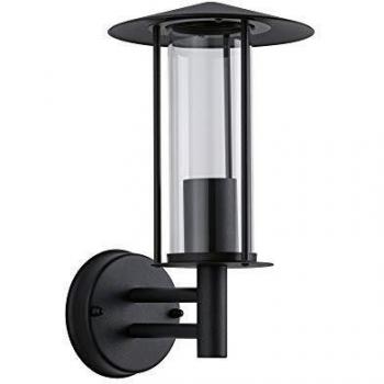Aplique de exterior Paulmann Classic IP44 E27 15W color gris oscuro