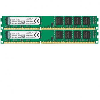 Memoria RAM Kingston ValueRAM 16GB (2 x 8GB) DDR3-1600 MHz DIMM 240 pines CL11 1.5V Sin Buffer No ECC