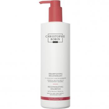 Christophe Robin Regenerating Shampoo with Prickly Pear Oil - 500ml/16.9oz for Dry & Damaged Hair