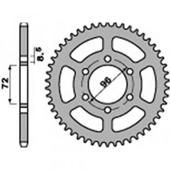 Couronne Acier Pbr 42 Dents Chaîne 520 Suzuki Dr 250S