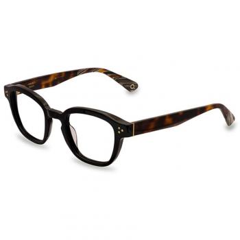 Etnia Barcelona Grant BKHV Gafas Recetadas para Hombre Negras con armazones negros y lentes recetados de 49