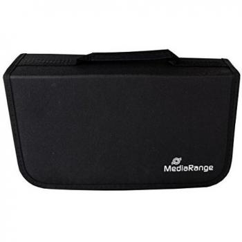 MediaRange BOX55 Funda Cartera 96discos Negro Funda para Discos ópticos - Fundas para Discos ópticos
