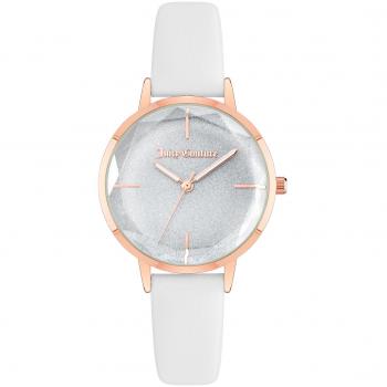Juicy Couture Women's Quartz Watch JC1326RGWT - 34mm, Pink/White/Grey