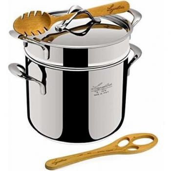 Lagostina Patrimonio Olla Para Pasta Acero Inoxidable Acero Inoxidable 22 Cm