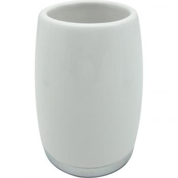 Vaso portacepillos de cerámica Londres con diseño urbano y elegante