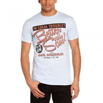 Plastichead - Camiseta de manga corta para hombre, talla L, color azul